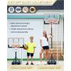 imageWINMAX Basketball Hoop Outdoor with Shatterproof Backboard and Larger Base Portable Basketball Hoop Goal System YouthAdults in BackyardDrivewayPoolside29 Backboard Grey