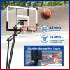 imageWINMAX Basketball Hoop Outdoor with Shatterproof Backboard and Larger Base Portable Basketball Hoop Goal System YouthAdults in BackyardDrivewayPoolside44 Backboard White