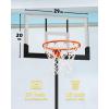 imageWINMAX Basketball Hoop Outdoor with Shatterproof Backboard and Larger Base Portable Basketball Hoop Goal System YouthAdults in BackyardDrivewayPoolside29 Backboard Grey