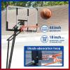 imageWINMAX Basketball Hoop Outdoor with Shatterproof Backboard and Larger Base Portable Basketball Hoop Goal System YouthAdults in BackyardDrivewayPoolside44 Backboard Deep Black