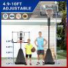 imageWINMAX Basketball Hoop Outdoor with Shatterproof Backboard and Larger Base Portable Basketball Hoop Goal System YouthAdults in BackyardDrivewayPoolside44 Backboard Deep Black