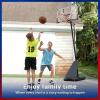 imageWINMAX Basketball Hoop Outdoor with Shatterproof Backboard and Larger Base Portable Basketball Hoop Goal System YouthAdults in BackyardDrivewayPoolside44 Backboard Deep Black
