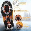 imageWINMAX Crampons for Shoes Traction Cleats Ice Snow Grips with 19 Stainless Steel Spikes Shoe Talons Anti  Slip Boots Spikes for Walking Jogging Climbing and HikingYellow
