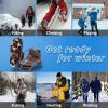 imageWINMAX Crampons for Shoes Traction Cleats Ice Snow Grips with 19 Stainless Steel Spikes Shoe Talons Anti  Slip Boots Spikes for Walking Jogging Climbing and HikingGrey