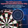 imageWINMAX Dart Board  Bristle Steel Tip Dartboard Dart Boards for Adults Bristle Steel Tip Dartboard Set with 12 Darts Metal TipNEW