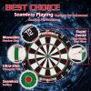 imageWINMAX Dart Board  Bristle Steel Tip Dartboard Dart Boards for Adults Bristle Steel Tip Dartboard Set with 12 Darts Metal TipNEW