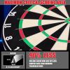 imageWINMAX Dart Board  Bristle Steel Tip Dartboard Dart Boards for Adults Bristle Steel Tip Dartboard Set with 12 Darts Metal TipTOP