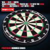 imageWINMAX Dart Board  Bristle Steel Tip Dartboard Dart Boards for Adults Bristle Steel Tip Dartboard Set with 12 Darts Metal TipTOP