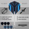 imageWINMAX Darts Metal Tip Set  90 Tungsten Steel Tip Darts Set Professional 202223242628 Grams Pro Dart Set with Extra 3 FlightsSteel Darts Blue