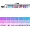 imageWINMAX Darts Metal Tip Set  90 Tungsten Steel Tip Darts Set Professional 202223242628 Grams Pro Dart Set with Extra 3 FlightsSteel Darts Purple