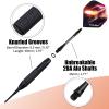 imageWINMAX Darts Plastic Tip  Soft Tip Darts Set  12 Pcs 18 Gram with 100 Extra Dart Tips 12 Flights Flight Protectors and Wrench for Electronic Dart Boardpinksilverblackpurple