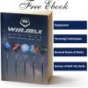 imageWINMAX Darts Plastic Tip  Soft Tip Darts Set  12 Pcs 18 Gram with 100 Extra Dart Tips 12 Flights Flight Protectors and Wrench for Electronic Dart Boardblack