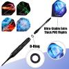 imageWINMAX Darts Plastic Tip  Soft Tip Darts Set  12 Pcs 18 Gram with 100 Extra Dart Tips 12 Flights Flight Protectors and Wrench for Electronic Dart Boardblack 2024