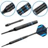 imageWINMAX Darts Soft Tip Set  90 Tungsten Soft Tip Darts Set Professional 18 Grams Soft Darts Pro Dart Set with Extra 3 FlightsBlack
