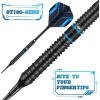 imageWINMAX Darts Soft Tip Set  90 Tungsten Soft Tip Darts Set Professional 18 Grams Soft Darts Pro Dart Set with Extra 3 FlightsBlack