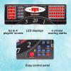 imageWINMAX Electronic Dart Board Cabinet Set LED Electric Digital Soft Tip Dart Boards for Adults with Cabinet up to 16 Players 38 Games and 211 Variations with 12 Soft Tip Dartboard SetSilver