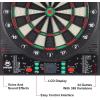imageWINMAX Electronic Dart Board LED Display Automatic Scoring Dartboard Sets for Adults with 12 Darts 100 Soft Tips Dart Board Electronic Scoreboard Power Adapter Outdoor up to 8 Playerselectronic dartboard