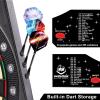 imageWINMAX Electronic Dart Board LED Display Automatic Scoring Dartboard Sets for Adults with 12 Darts 100 Soft Tips Dart Board Electronic Scoreboard Power Adapter Outdoor up to 8 Playerselectronic dartboard
