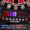 imageWINMAX Electronic Dart Board Soft Tip Dartboard Set LED Displays 3 Languages with 12 Darts 100 Tips Power AdapterREDBLACK WITH LIGHTS