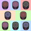 imageWINMAX Electronic Dart Board Soft Tip Dartboard Set LED Displays 3 Languages with 12 Darts 100 Tips Power AdapterREDBLUE