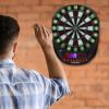 imageWINMAX Electronic Dart Board Soft Tip Dartboard Set LED Displays 3 Languges with 12 Darts 100 Tips Power Adapter Classic