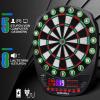 imageWINMAX Electronic Dart Board Soft Tip Dartboard Set LED Displays 3 Languges with 12 Darts 100 Tips Power Adapter Classic