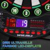 imageWINMAX Electronic Dart Board Soft Tip Dartboard Set LED Displays 3 Languges with 12 Darts 100 Tips Power Adapter Classic