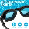imageWINMAX Polarized Swimming Goggles Swim Pool Goggles Anti Fog Anti UV No Leakage Clear Vision for Men Women Adults TeenagersAll BlackPolarized Smoke Lens