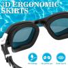 imageWINMAX Polarized Swimming Goggles Swim Pool Goggles Anti Fog Anti UV No Leakage Clear Vision for Men Women Adults TeenagersBlackwhitePink Polarized Mirrored Lens
