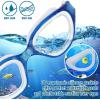 imageWINMAX Polarized Swimming Goggles Swim Pool Goggles Anti Fog Anti UV No Leakage Clear Vision for Men Women Adults TeenagersBlueNonpolarized Clear Lens