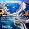 imageWINMAX Polarized Swimming Goggles Swim Pool Goggles Anti Fog Anti UV No Leakage Clear Vision for Men Women Adults TeenagersGraywhiteNonpolarized Clear Lens