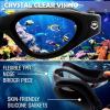 imageWINMAX Polarized Swimming Goggles Swim Pool Goggles Anti Fog Anti UV No Leakage Clear Vision for Men Women Adults TeenagersPcall BlackNonpolarized Smoke Lens