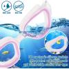 imageWINMAX Polarized Swimming Goggles Swim Pool Goggles Anti Fog Anti UV No Leakage Clear Vision for Men Women Adults TeenagersPurpleNonpolarized Clear Lens