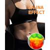 imageWaist Trimmer BeltAdjustable Waist Sauna Sweat Training Belt for Women Men Black Black M