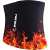 imageWaist Trimmer BeltAdjustable Waist Sauna Sweat Training Belt for Women Men Black Black M
