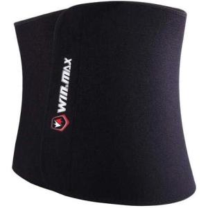 imageWaist Trimmer BeltSweat WrapAdjustable Waist Trainer Sauna Belt for Women Men Black L