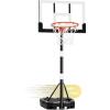 imageWINMAX Basketball Hoop Outdoor with Shatterproof Backboard and Larger Base Portable Basketball Hoop Goal System YouthAdults in BackyardDrivewayPoolside29 Backboard Black