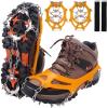 imageWINMAX Crampons for Shoes Traction Cleats Ice Snow Grips with 19 Stainless Steel Spikes Shoe Talons Anti  Slip Boots Spikes for Walking Jogging Climbing and HikingYellow