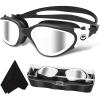 Black&white/Silver Polarized Mirrored Lens