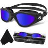 Pc-all Black/Non-polarized Mirrored Blue Lens
