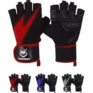 imageWINMAX Workout Gloves Weight Lifting Gloves Gym Gloves with Wrist Support Full Palm Protection ampamp Extra Grip for Powerlifting Training Fitness Pullups Exercise for Men Women